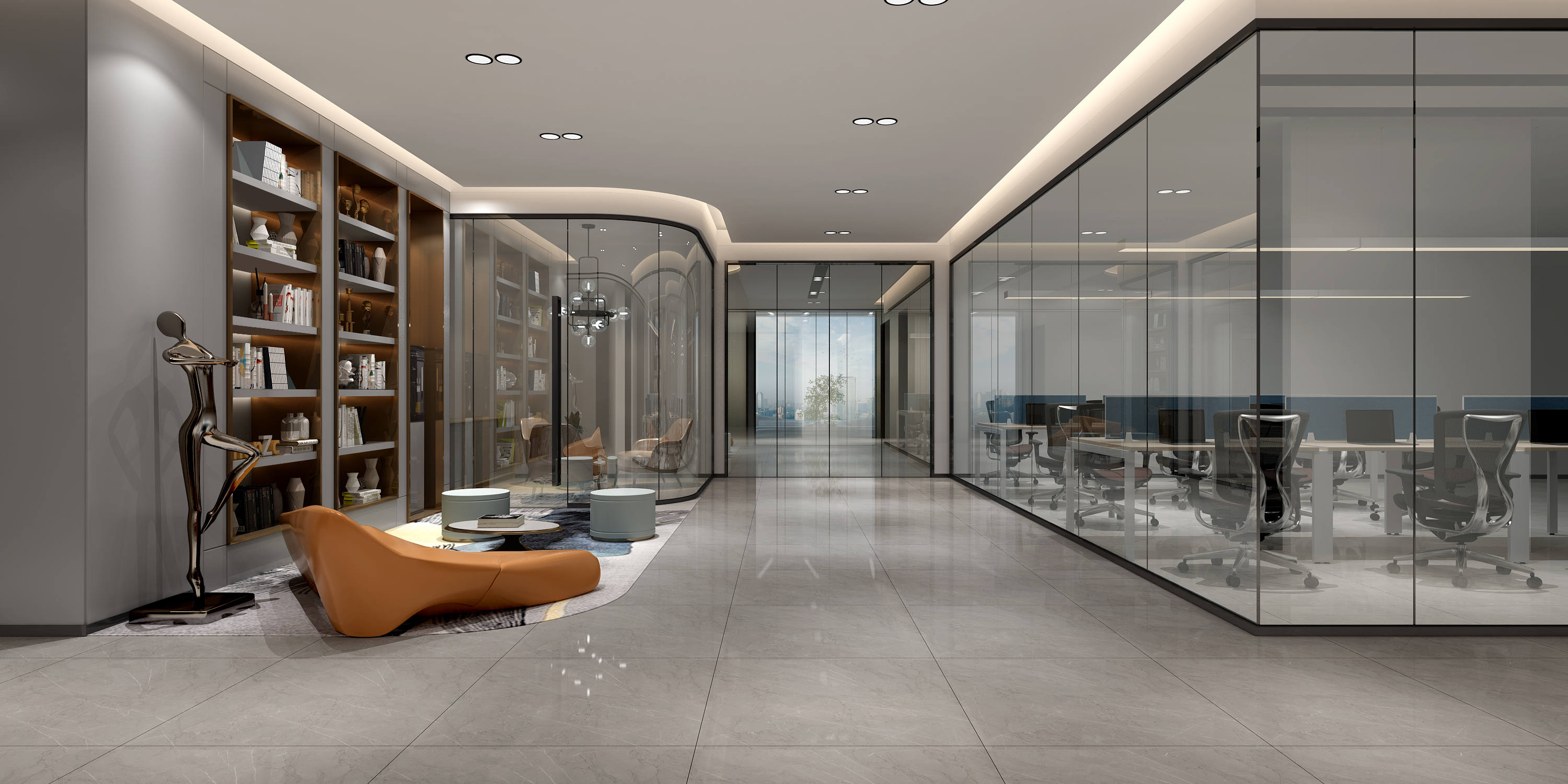 二楼大厅入口处